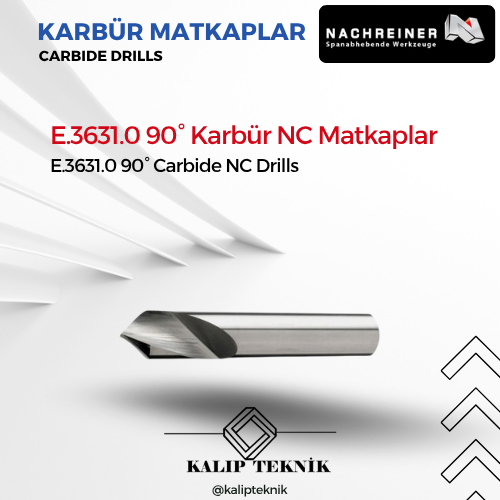 90° Karbür NC Matkap | E.3631.0 Serisi